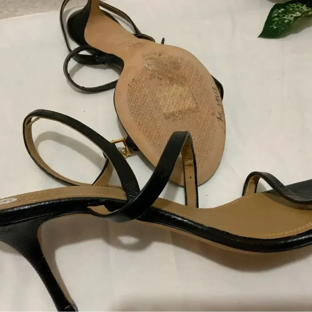 Tory Burch Penelope Pumps Heels Leather Slingback Sandals Shoes Size 9